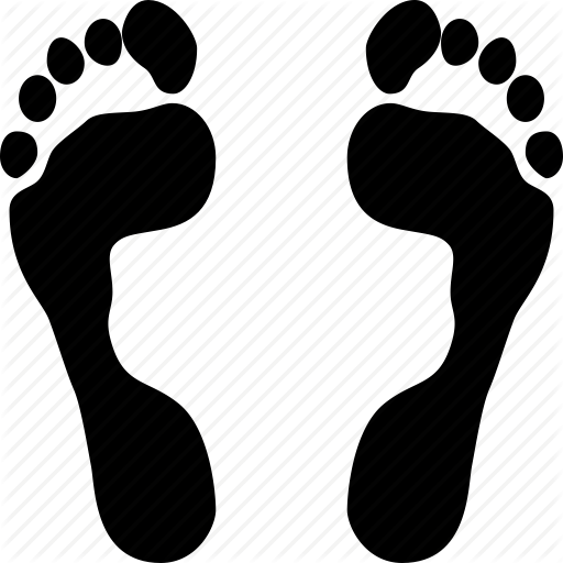 512x512 Copy, Feet, Foot, Footprint, Footprints, Log, Logs, Prints, Step