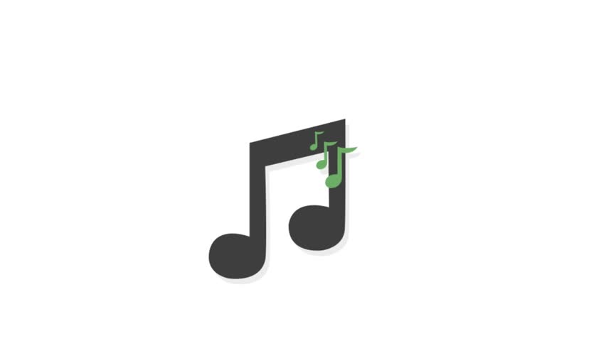 852x480 Entertainment Icons Animation With White Stock Footage Video