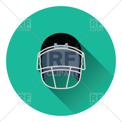 Flat Color Design Of American Football Helmet Icon Vector Image 400x400 Flat Color Design Of American Football Helmet Icon Vector Image