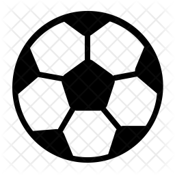 256x256 Football Icon Of Glyph Style
