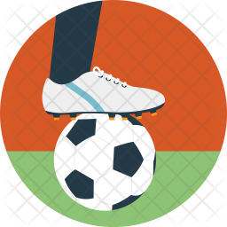 256x256 Soccer Icon Of Flat Style