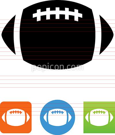 400x467 American Gridiron Football Icon