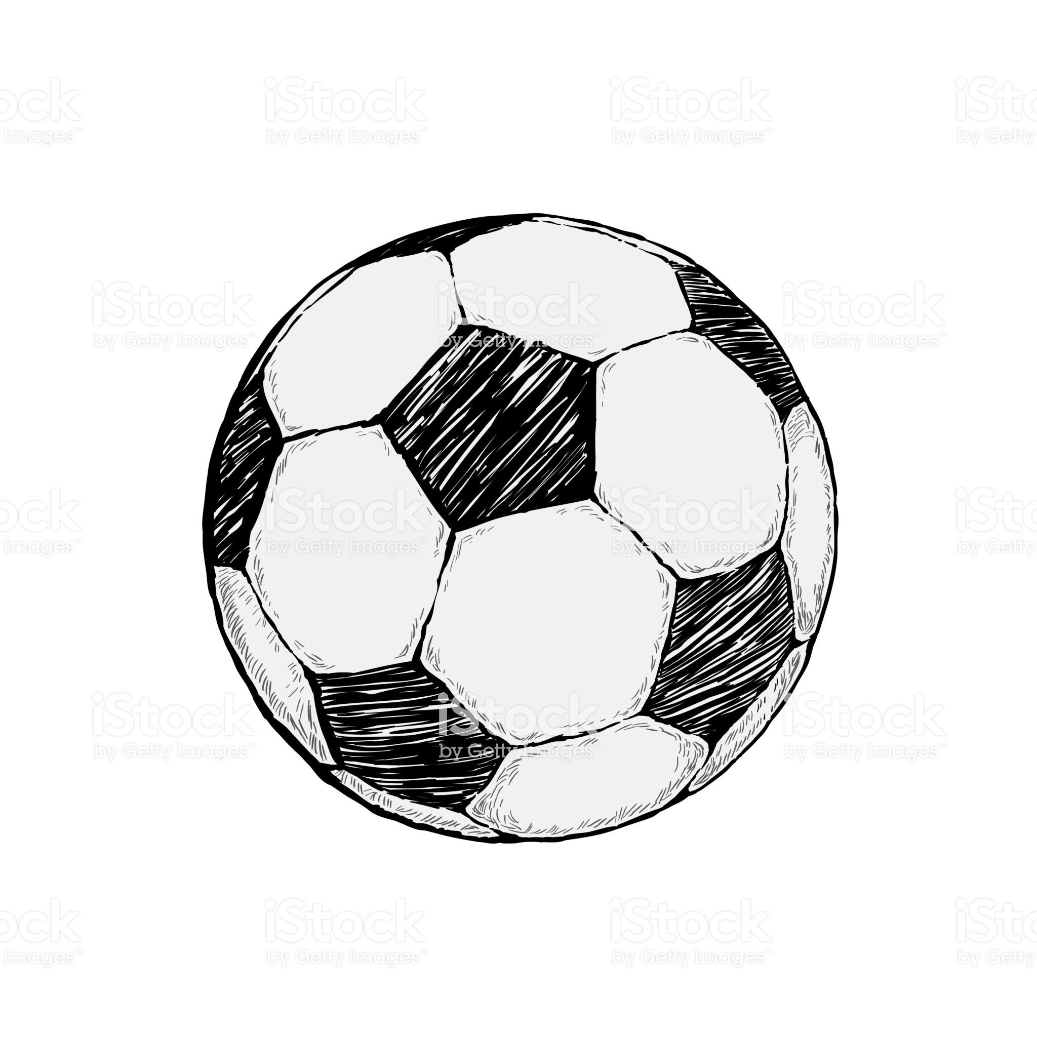 2048x2048 Football Icon Sketch Or Soccer Drawing In Doodles Style Handdrawn