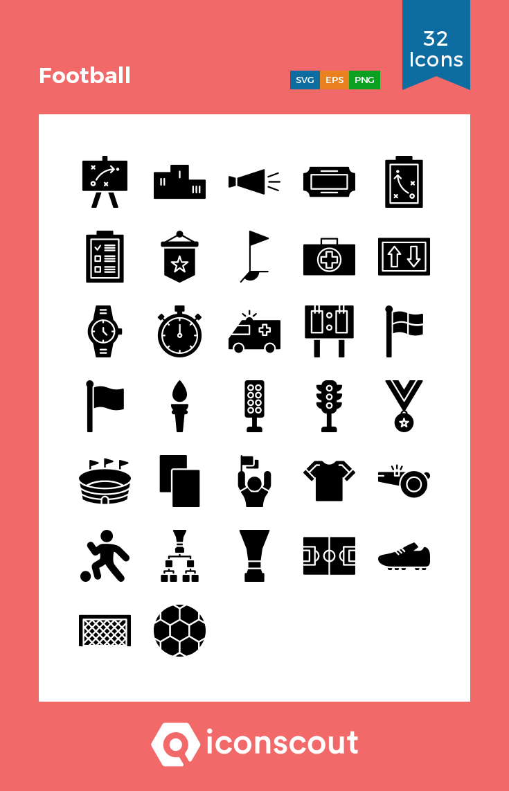 735x1142 Football Icon Pack
