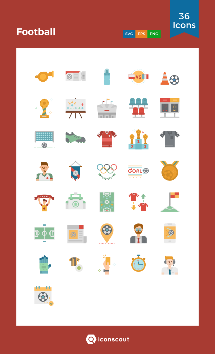 735x1210 Football Icon Pack