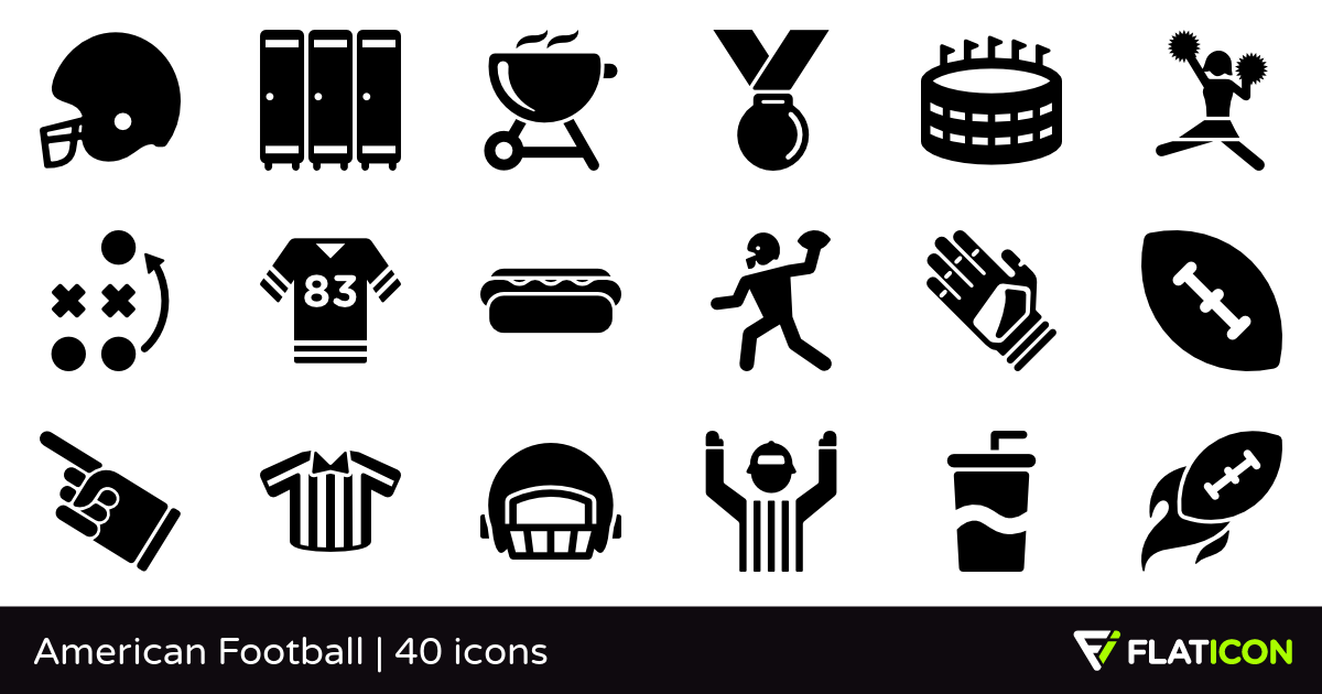 1200x630 American Football Free Icons