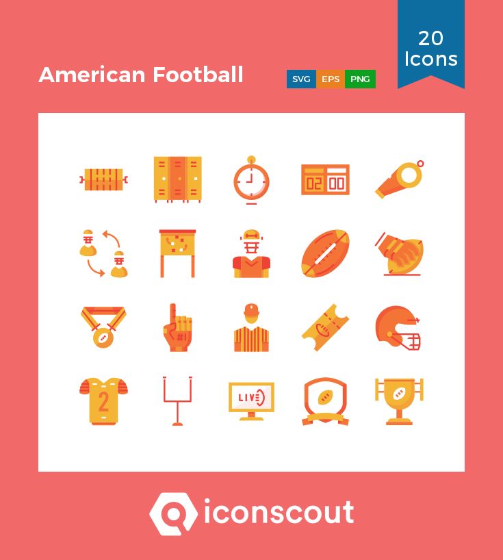 735x818 American Football Icon Pack Flat Icons Spor