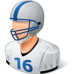 256x256 Sport Football Player Male Light Icon Vista People Iconset
