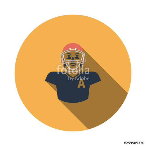 500x500 American Football Player Icon Stock Image And Royalty Free Vector