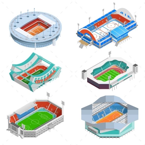 590x590 Stadium Icons Set Fitness Vector Icon Set, Art Icon, Game Icon