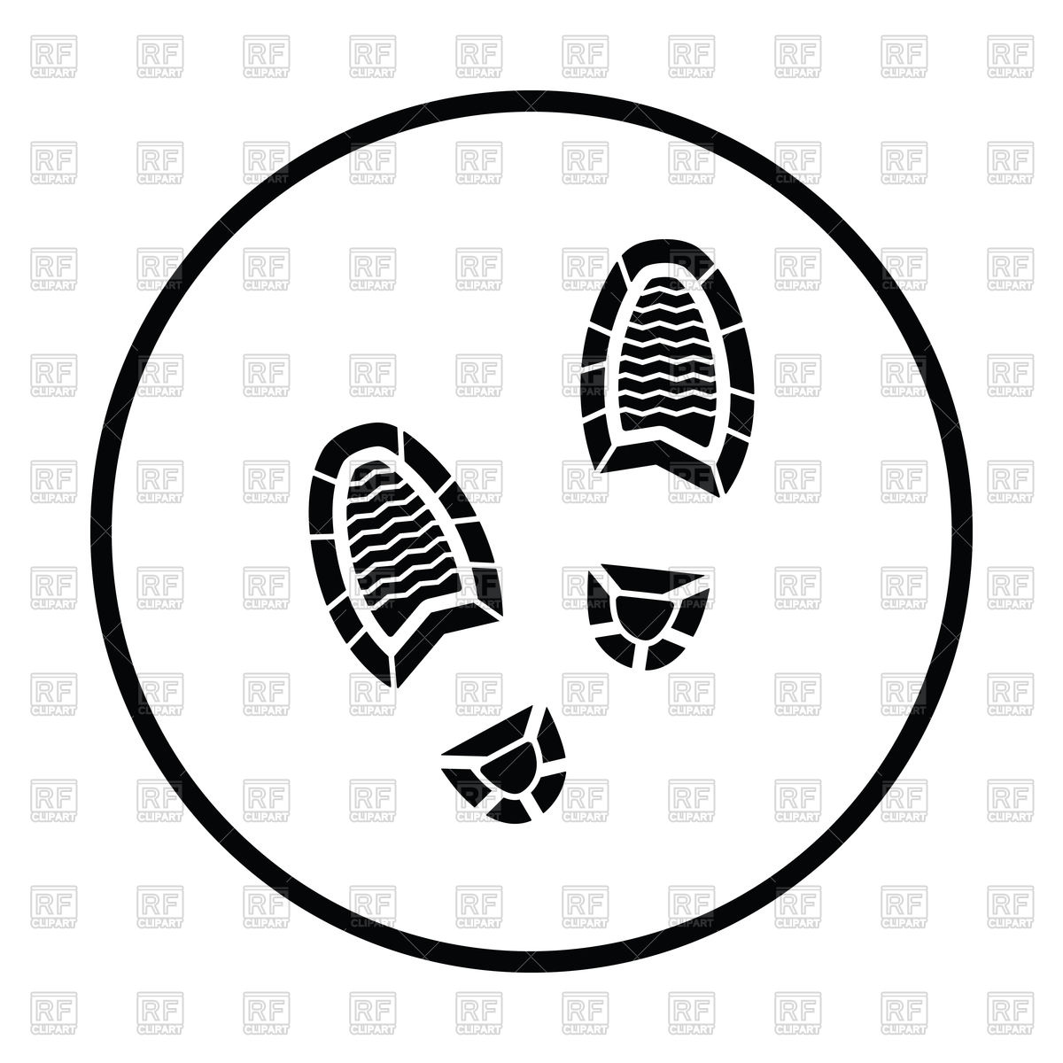 1200x1200 Man Footprint Icon Vector Image Of Signs, Symbols, Maps Angelp