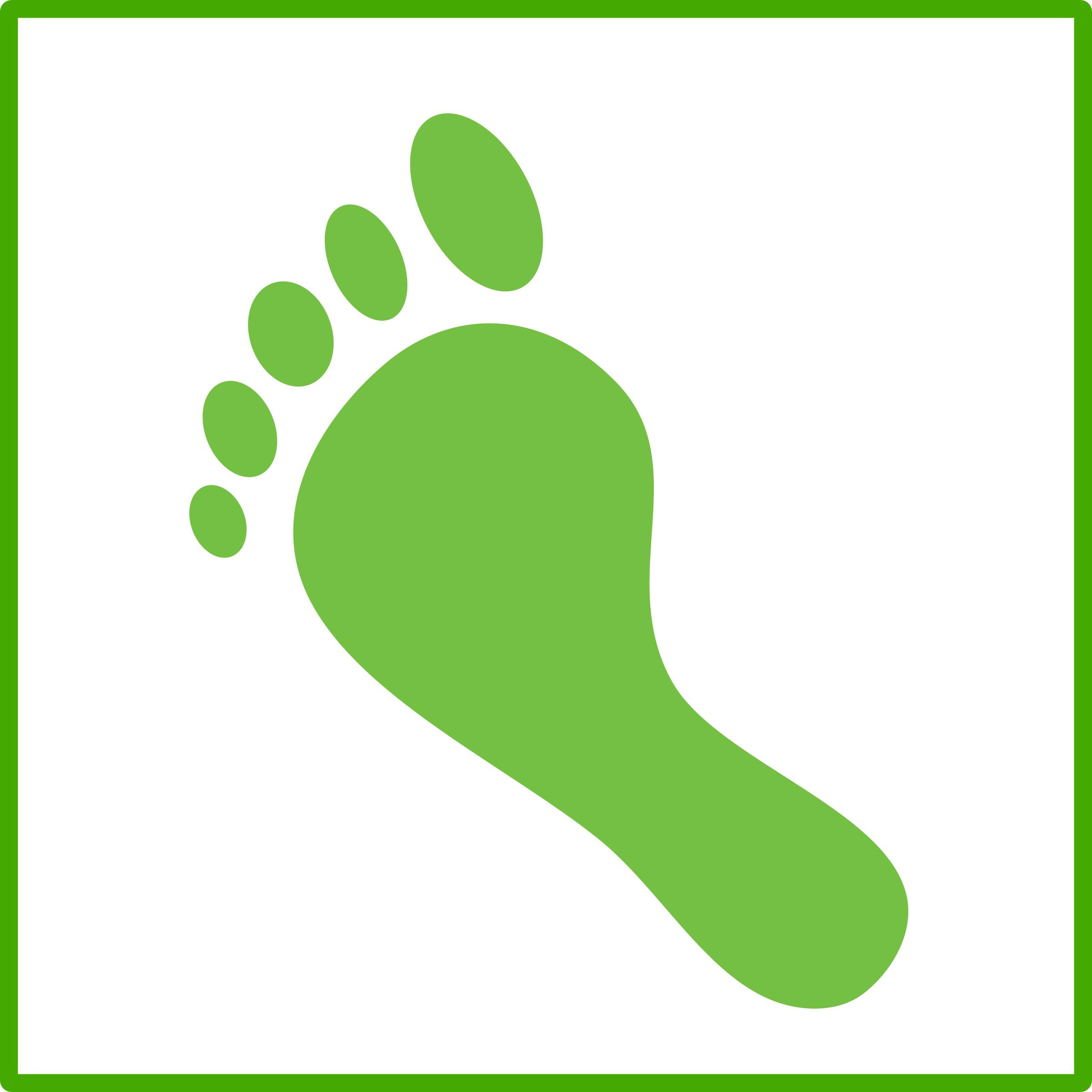 2400x2400 Eco Green Carbon Footprint Icon Icons Png