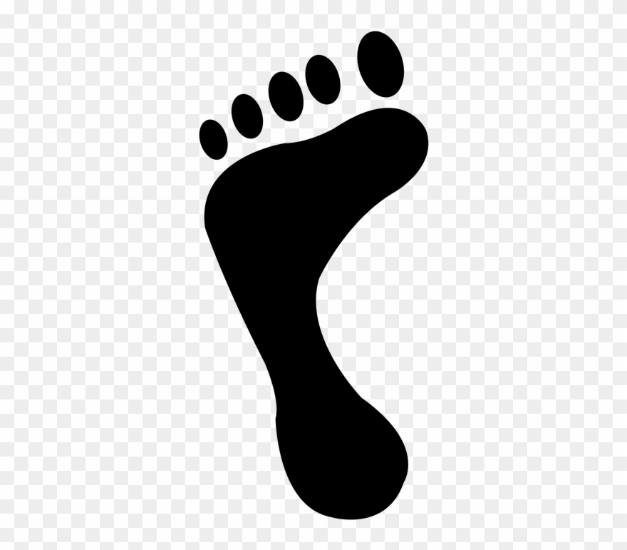 880x771 Graphic Footsteps Clipart Icon
