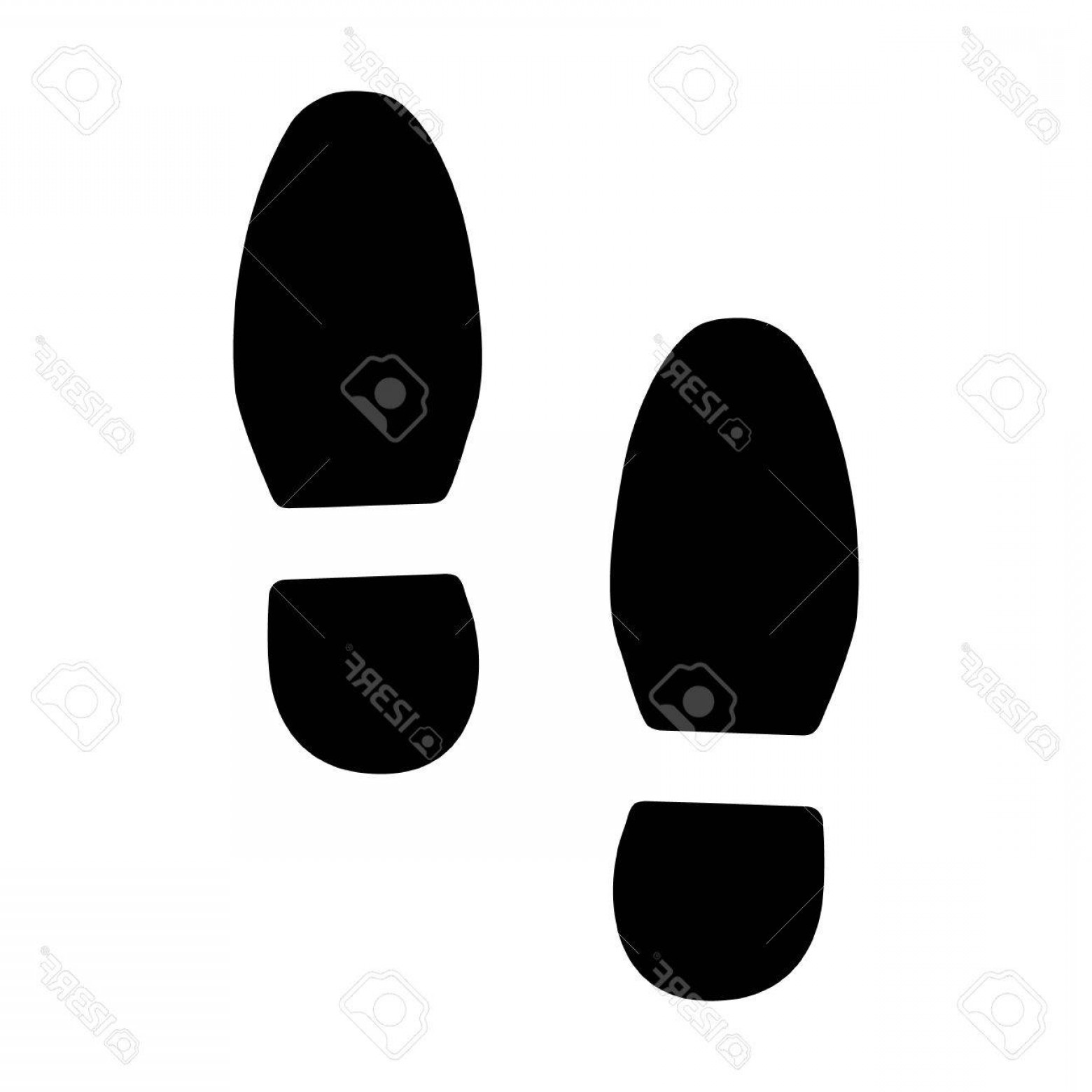 1560x1560 Photostock Vector Footsteps Foot Steps Flat Icon For Fitness Apps