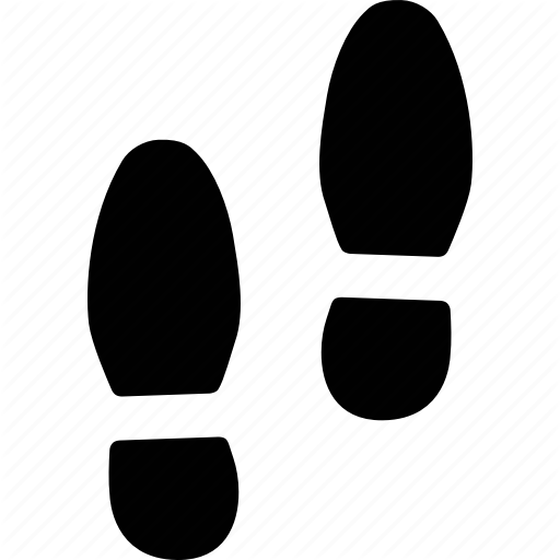 512x512 Foot, Footprint, Footst Print, Step, St Walk Icon