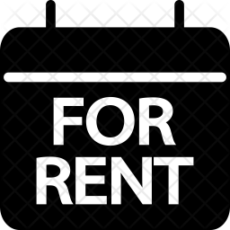256x256 For Rent Icon Of Glyph Style