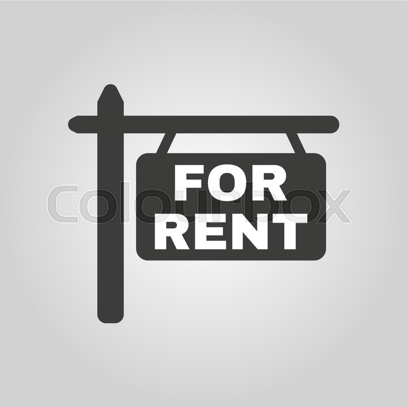 800x800 The For Rent Icon Rent Symbol Flat Stock Vector Colourbox