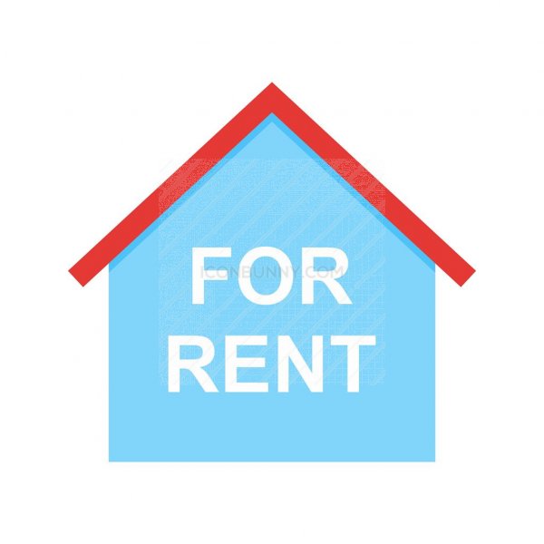 600x600 For Rent House Flat Multicolor Icon