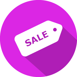 256x256 Sale Tag Icon Flat Iconset Graphicloads