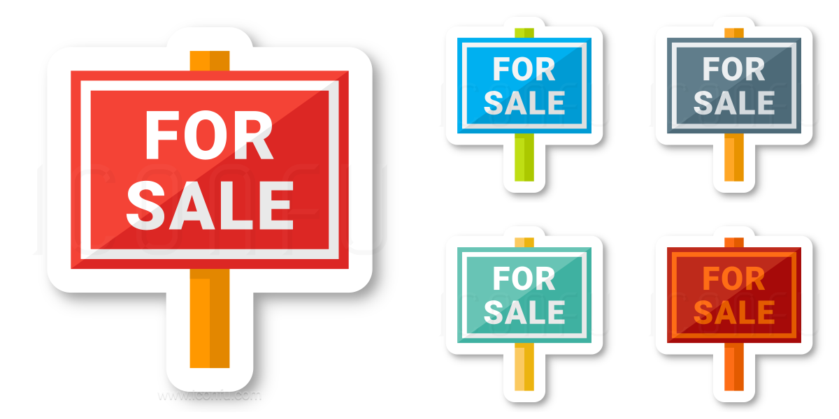 1200x600 Signboard For Sale Icon