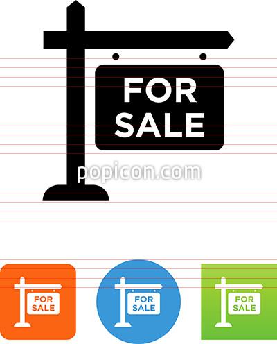 For Sale Sign Icon 400x496 For Sale Sign Icon