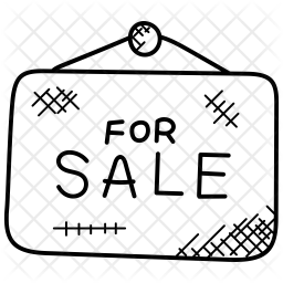 For Sale Sign Icon Of Doodle Style 256x256 For Sale Sign Icon Of Doodle Style