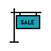 For Sale Sign Icon Vector Image 200x200 For Sale Sign Icon Vector Image