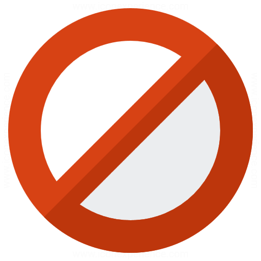 512x512 Iconexperience G Collection Sign Forbidden Icon