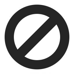 256x256 Sign Forbidden Icon Iconexperience