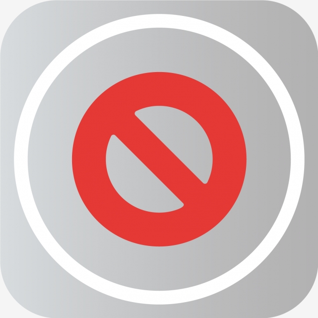 640x640 Vector Forbidden Icon, Closed, Forbidden, No Icon Png And Vector