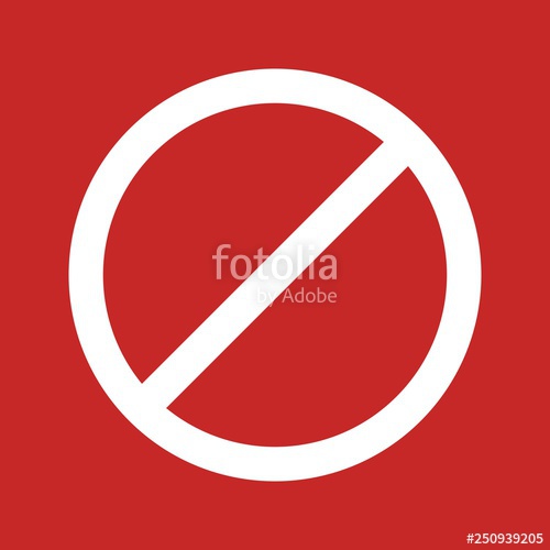 500x500 Vector Forbidden Icon Stock Image And Royalty Free Vector