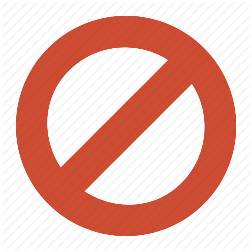512x512 Ban, Forbidden, Impossible, Prohibited, Restricted Icon