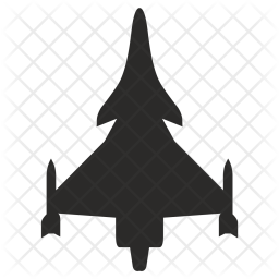 256x256 Air, Force, Army, Enemy, Military, Gun Icon Of Glyph Style