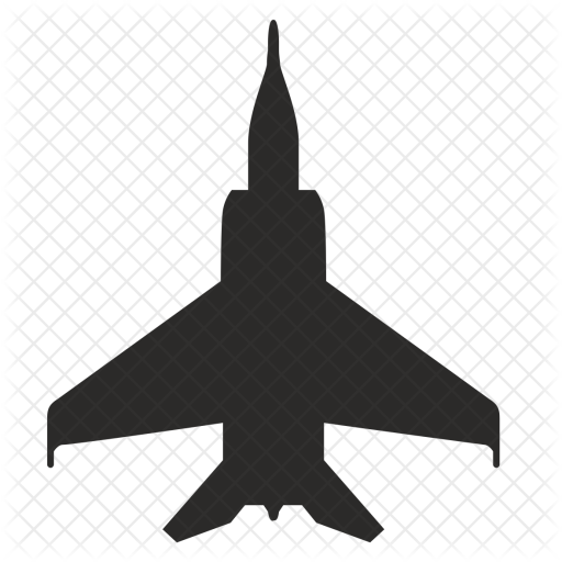 512x512 Air, Force, Army, Enemy, Military Icon Of Glyph Style