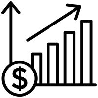 200x200 Sales Forecasting Icons