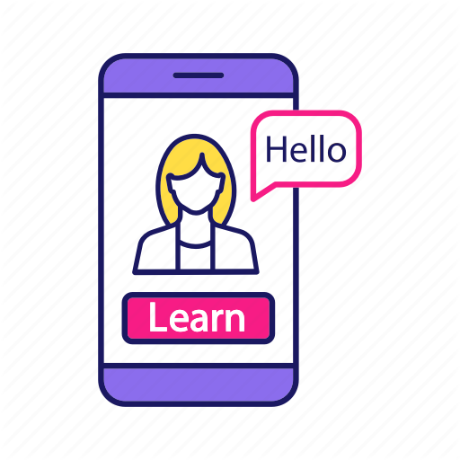 512x512 App, Education, English, Foreign, Language, Learning, Online Icon