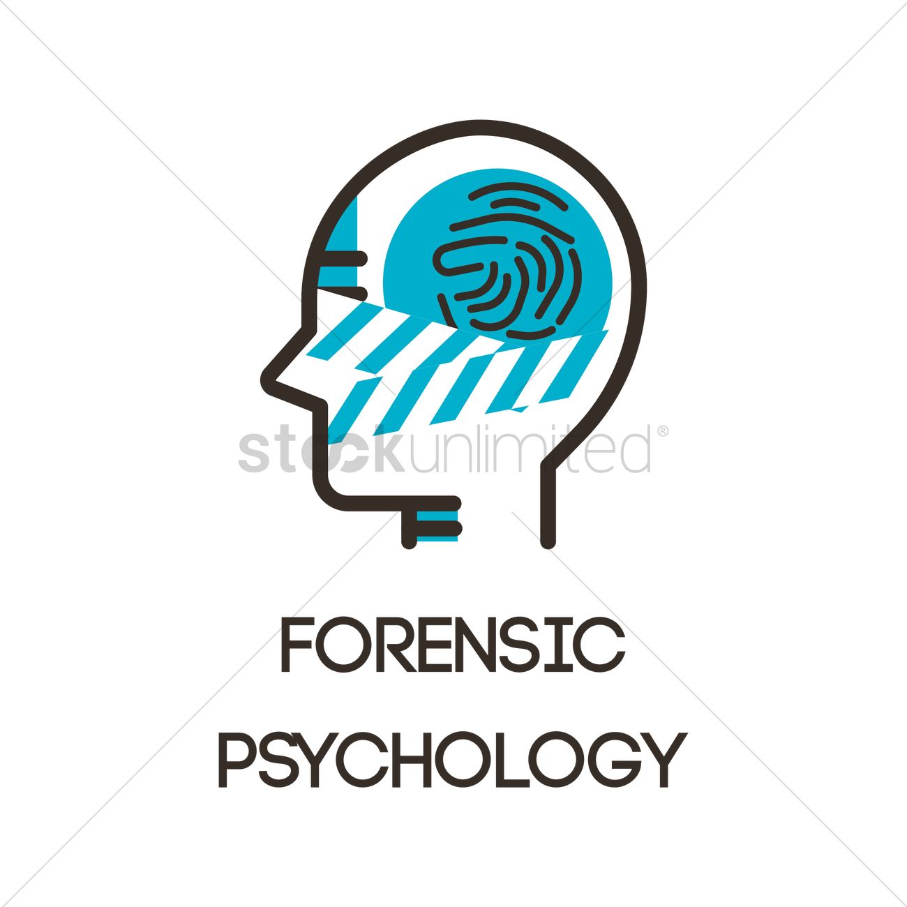 1300x1300 Forensic Psychology Icon Vector Image