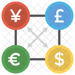 256x256 Forex Trading Icon Of Flat Style