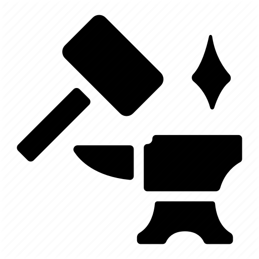 512x512 Anvil, Blacksmith, Craft, Forge, Game, Hammer, Workshop Icon