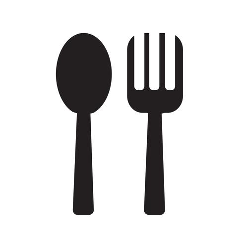 490x490 Spoon And Fork Icon Vector Illustration