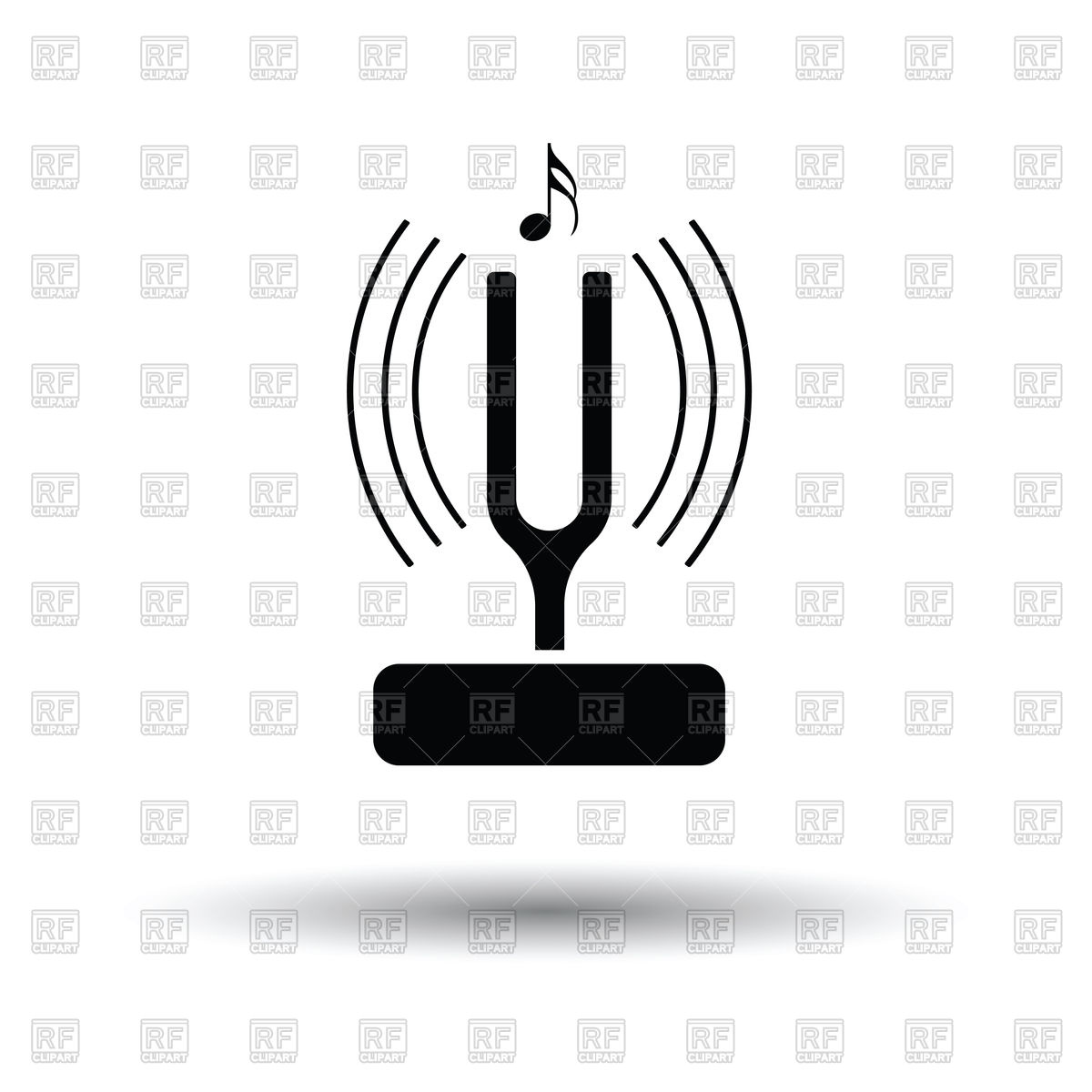 1200x1200 Tuning Fork Icon Vector Image Of Icons And Emblems Angelp