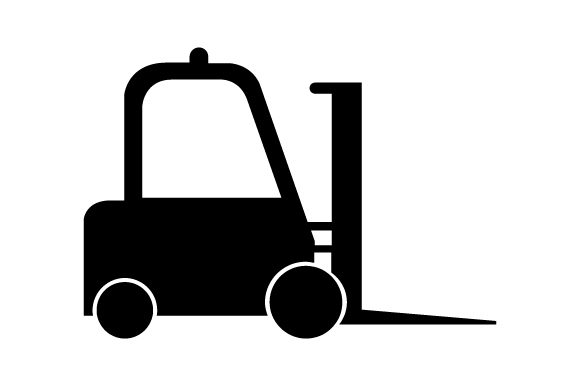 Forklift Icon Graphic 580x386 Forklift Icon Graphic