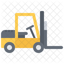 Forklift Icon Of Flat Style 256x256 Forklift Icon Of Flat Style