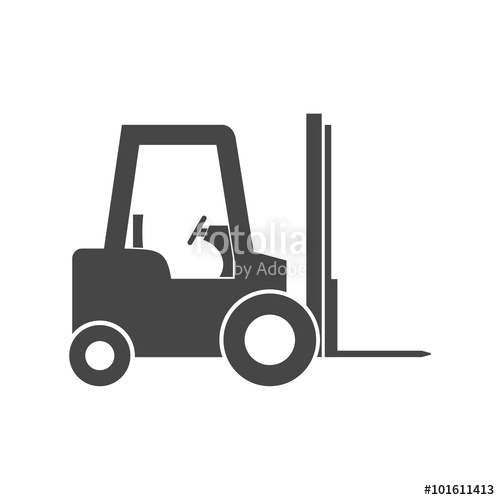 Forklift Icon Stock Image And Royalty Free Vector 500x500 Forklift Icon Stock Image And Royalty Free Vector