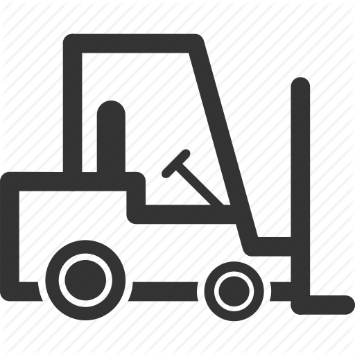 512x512 Fork Lift Truck, Forklift, Loader, Logistic, Transport