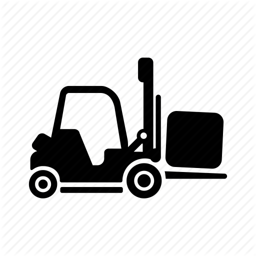 512x512 Forklift, Lift, Pack, Transport, Warehouse, Wares Icon