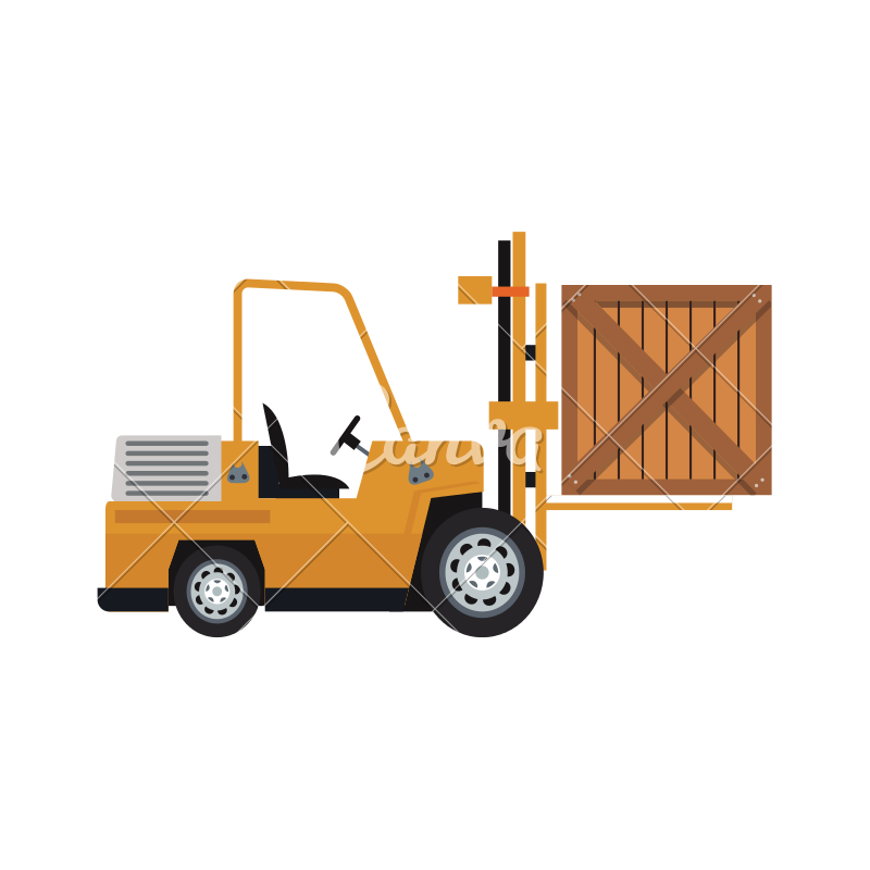 800x800 Forklift Truck Icon