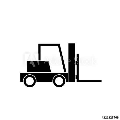 500x500 Forklift Truck Icon