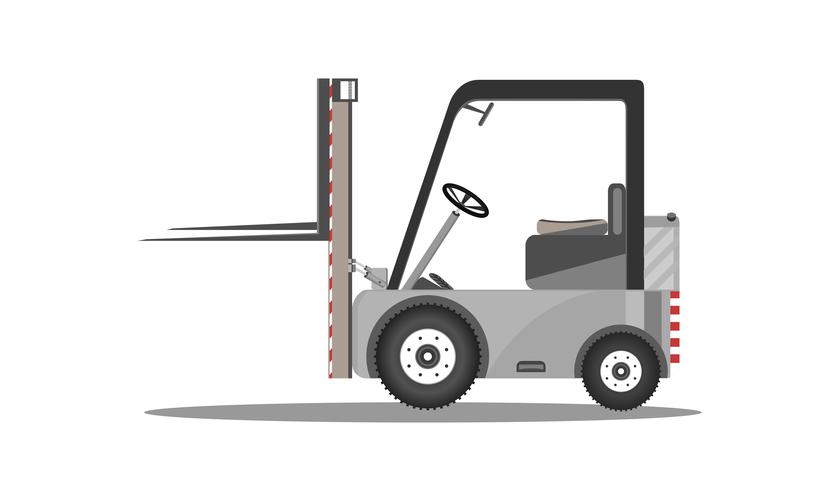 817x490 Vector Forklift Truck Design With Lifted Cardboard Isolated