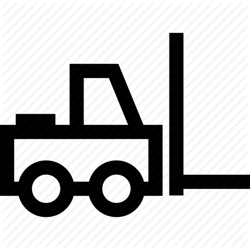 512x512 Fork, Forklift, Hoist, Lift, Truck Icon